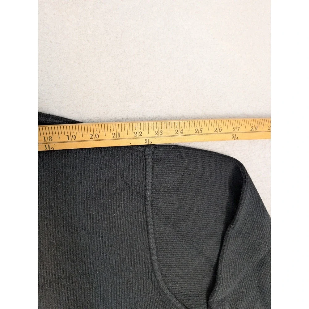 Ralph Lauren RLX Sweater Mens L Black‎ Vintage 1/4 Zip Premium Fabrics